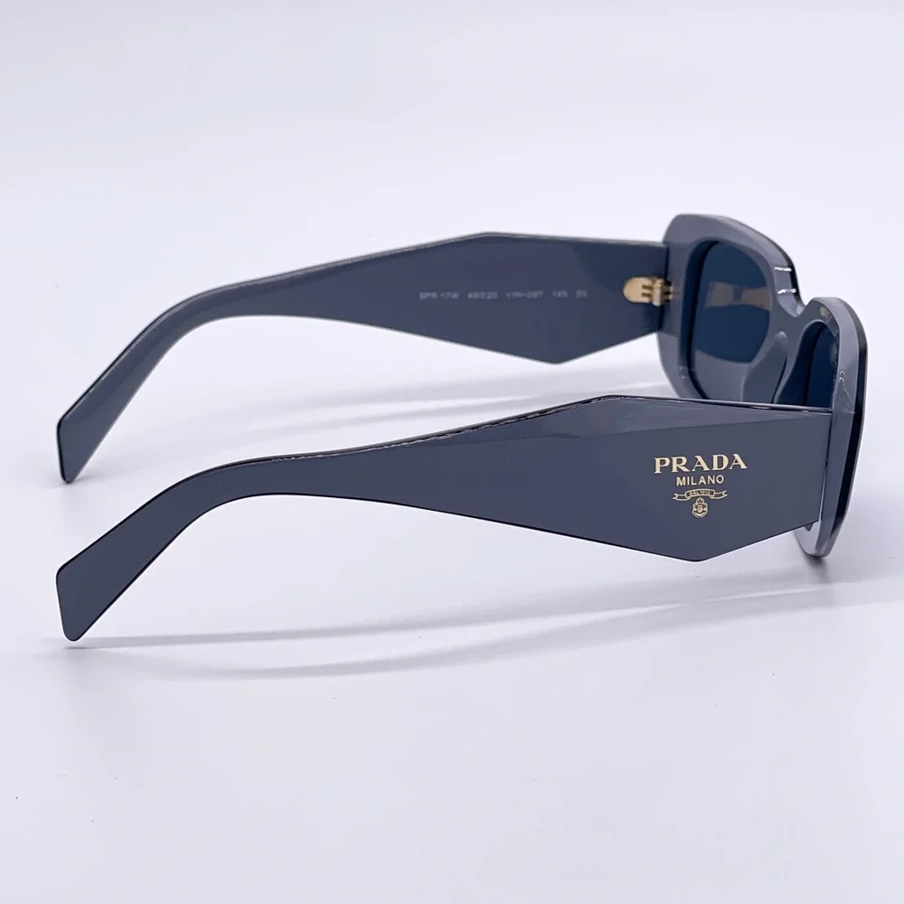 NEW PR17WS 11N-09T UNISEX SUNGLASSES PRADA SPR 17W GREY EYEWEAR PRADA SYMBOLE - Picture 9 of 12